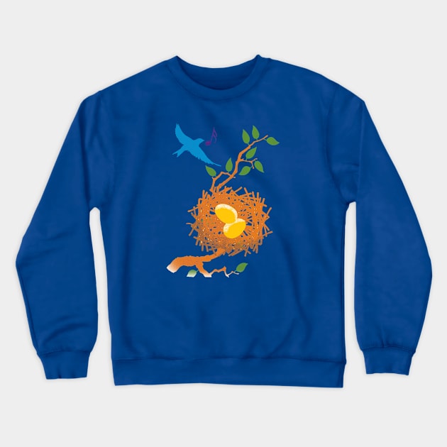 Foward SL_nest egg3 Crewneck Sweatshirt by Neil Webb | Illustrator